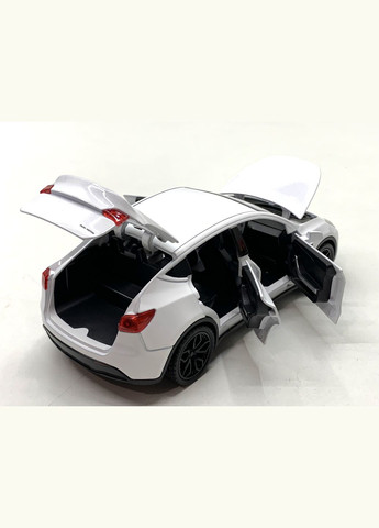 Машина Автосвіт Tesla Model Y інерційна відчиняються двері капот багажник 16см Біла (AP-1968) No Brand (302215630)