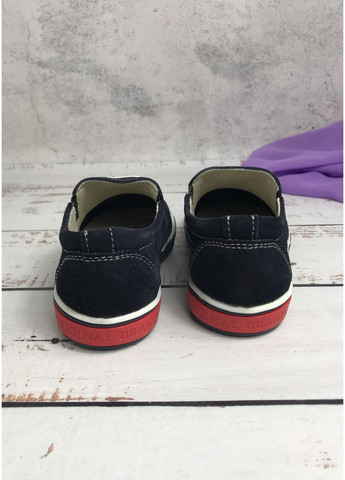 Туфлі мокасини дитячі для хлопчиків Темно-синій (851) Jordan (372925177)