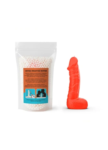 Свеча в виде члена MEDIUM Orange Чистый Кайф 21947 Чистий Кайф (392055351)