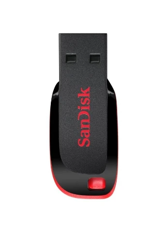 Флеш-накопитель USB 2.0 16Gb Black/Red (SDCZ50-016G-B35) SanDisk Cruzer Blade (362219521)