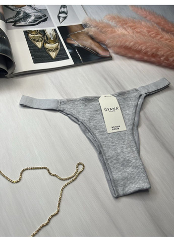 Трусики бразиліани бавовняні в рубчик Dyana Intimates (349513380)