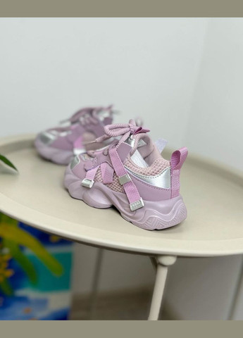 Рожеві всесезонні дитячі кросівки рожеві 1283 No Brand