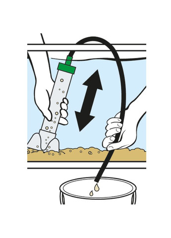 Сифон для чищення ґрунту в акваріумі BLU 9025 Ferplast (353688576)