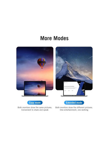 Перехідник HDMI to VGA Converter 1080P with 3.5MM Audio (AIDB0) Vention (300680086)