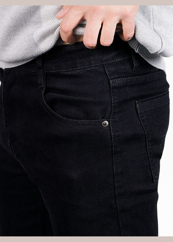 Черные демисезонные мужские джинсы регуляр цвет черный цб-00233728 R.KOOST