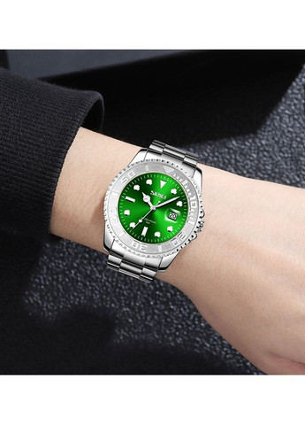 Часы 9295SIGN женские серебристые стрелочные кварцевые с календарем и водонепроницаемостью 30м ProDobro (367265813)