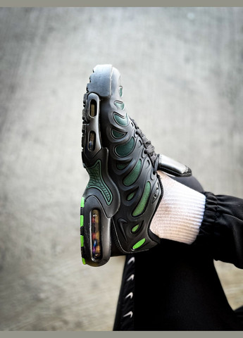 Чорні всесезон кросівки чоловічі nike air max tn plus drift volt black | найк аір макс тн плюс чорні No Brand