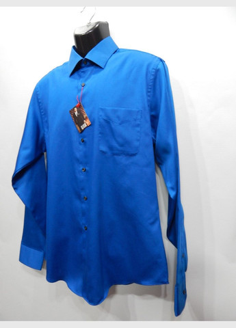 Синяя кэжуал рубашка GEOFFREY BEENE