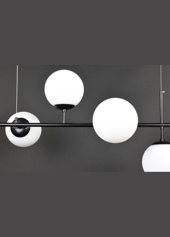 Люстра подвесная на 6 лампочек 27665 Черный 50-170х45х120 см. Sunnysky (364495571)