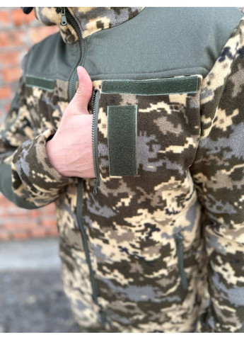 Флісова кофта піксель з капюшоном No Brand (361401507)