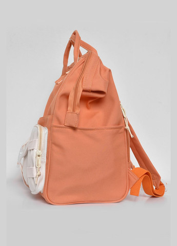 Рюкзак женский текстильный оранжевого цвета Let's Shop (280938077)