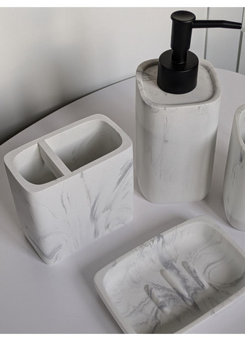 Набор для ванной комнаты 4 предмета мрамор No Brand (361125594)