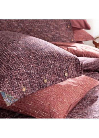 Постільна білизна Glamis bordo фланель євро Sarev (369503223)