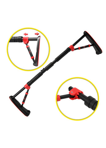 Турник раздвижной Elite 80-120 см XR-0290 Black/Red Cornix (304995871)