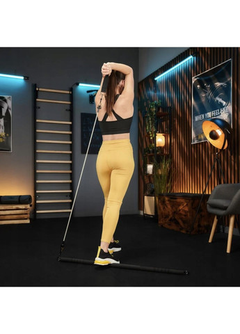 Палиця гімнастична з еспандерами TX-023TS 14-74кг TREX Sport (361952221)