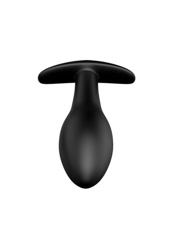 Анальная пробка с вибрацией с пультом, чёрная, 8.5 х 3.1 см Pretty Love (361670091)