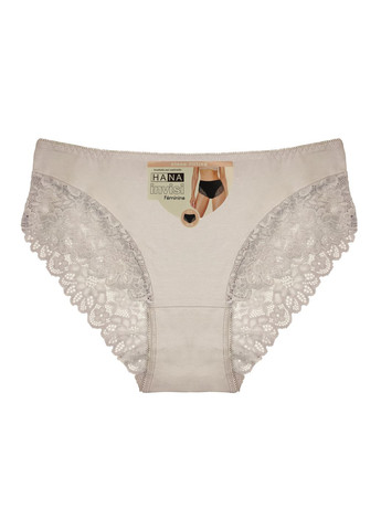 Труси бавовняні найвищої якості прикрашені мереживом Hana (322564411)