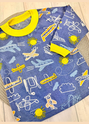 Синяя пижама для мальчика No Brand