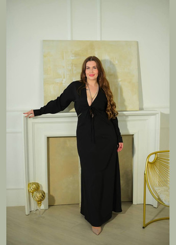 Черное деловое, кэжуал, коктейльное, вечернее женское платье силуэтная No Brand