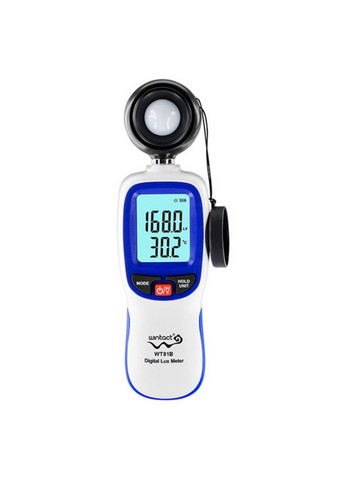 Цифровой люксметр (измеритель освещенности + термометр) Bluetooth 200000 Lux Wintact (279322285)