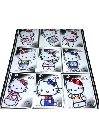 Аппликация для одежды нашивка №113 Hello Kitty 9шт/6х8см FROM FACTORY A113 (339104224)