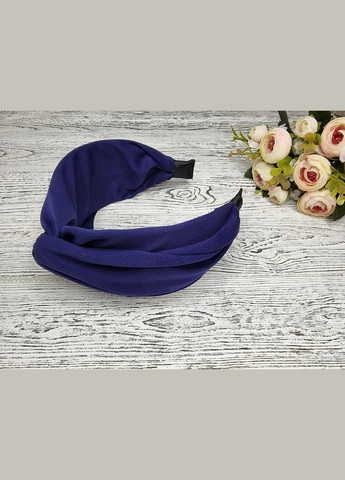 Обруч - чалма для волосся широкий переплетений темно Hand Made (315889618)