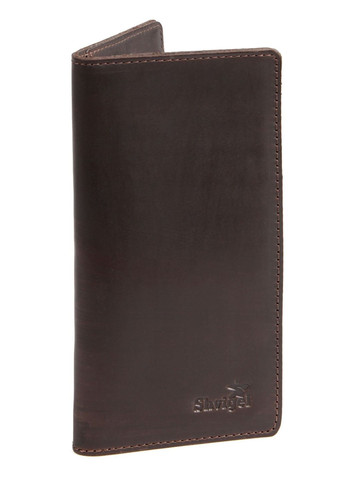 Мужской бумажник из винтажной кожи с тиснением для карт коричневый (sku_13789) No Brand (327820477)