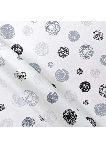 Євро постіль з простирадлом на гумці Yarn Balls CS1 200х220 см Cosas (307386789)