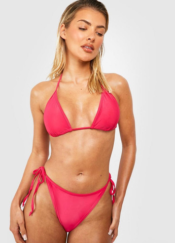 Кораловий літній купальник (ліф та трусики) роздільний Boohoo