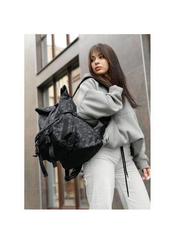 Жіночий рюкзак ролл RollTop Double принт Sambag (329692806)