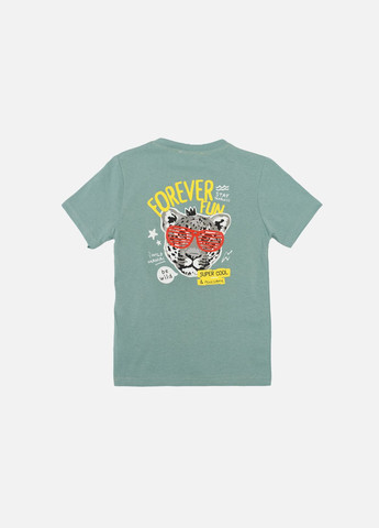 Оливковая летняя футболка с коротким рукавом для мальчика цвет оливковый цб-00243930 Essu