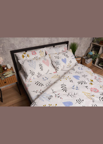 Комплект постільної білизни Бязь Gold Люкс «» полуторний євро 160х220 наволочки 2х70х70 (MS-820005762) Moon&Star Painting (302973935)