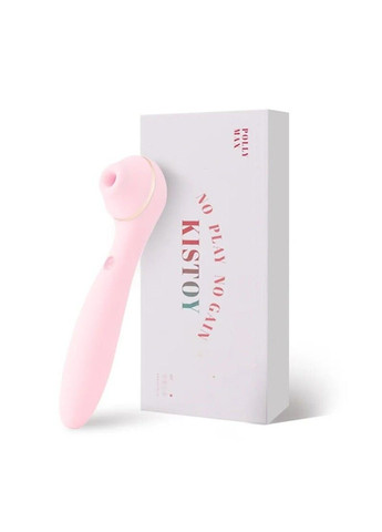 Вакуумний стимулятор з вібратором KISSTOY Polly Max Pink KisToy (302297949)