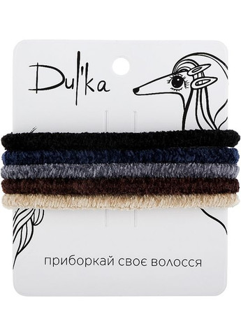 Набор резинок для волос UH717738 Разноцветный 5 см 5 шт(UH717738) Dulka (293245024)