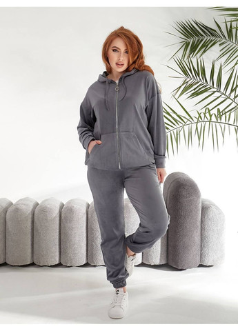 Костюм двійка велюр люкс штани та кофта на блискавці Україна (366266733)