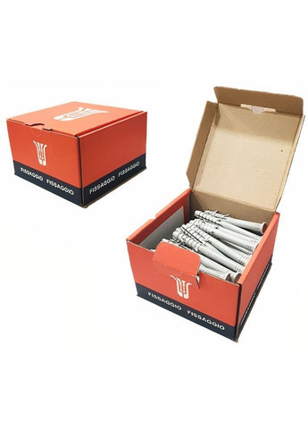 Дюбель быстрого монтажа с воротничком FISSAGGIO 6*80 (100 шт.) Пластмакс (372838208)