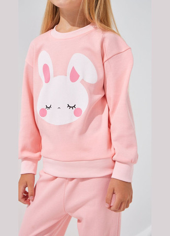 Персиковая всесезон пижама для девочки зайка 140 персиковый shop (2000999158230) Baby Life