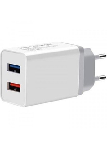 Зарядний пристрій WC210 2.4A USB White (WC-210-WH) (WC-210-WH) XoKo wc-210 2.4a usb white (wc-210-wh) (268142646)