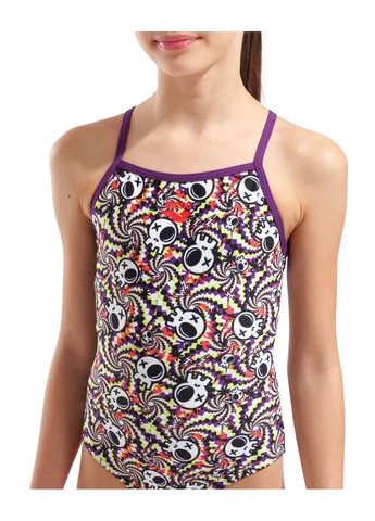 Комбинированный летний купальник fun skulls swimsuit lightdrop multi 010284-590 Arena