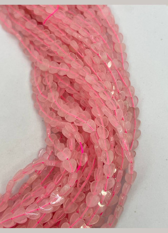 Розовый кварц на нити без замка 6х6 мм 40 см No Brand (321963868)