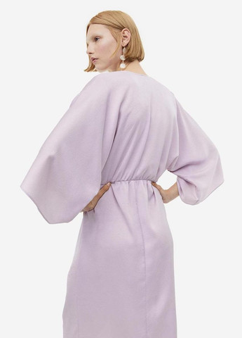 Сиреневое платье H&M однотонное