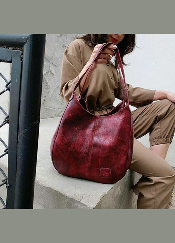 Сумка-шопер жіноча Scerino Bordo Italian Bags (290681707)