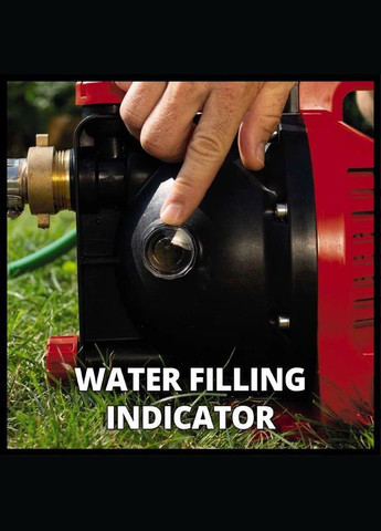 Насос садовий GC-GP 1045, 1050 Вт, 4500 л/год, вис. 48 м, глиб. 8 м, 9.5 кг Einhell (315503041)