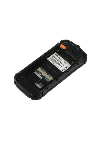 Мобiльний телефон R240 2025 Dual Sim Black (694743657623) 2E (361031662)