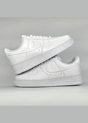 Кроссовки женские и мужские Nike Air Force 1 low classic white| Найк Аир Форс 1 лов классик белые No Brand белые демисезоны (307397800)