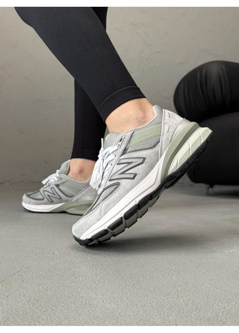 Серые демисезонные кроссовки мужские new balance 990 v5 grey нью беланс 990 v5 No Brand