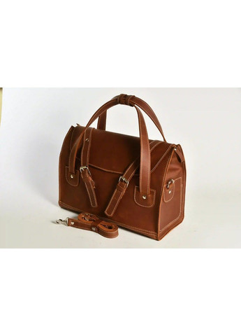 Сумка-саквояж ручної роботи з натуральної шкіри "крейзі хорс" Helen Саквояж (370757943)