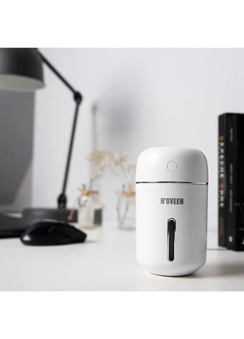 Міні-увлажнювач повітря USB 200 мл Пластик Білий Noveen (388432812)