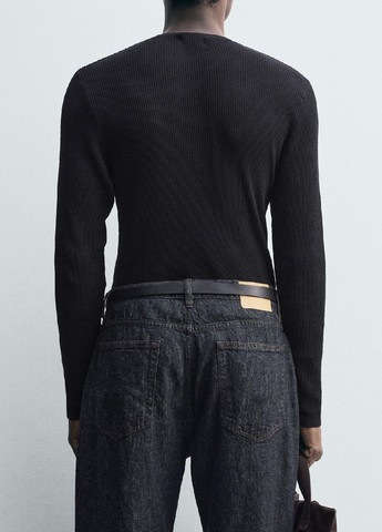 Чорний демісезонний светр Zara