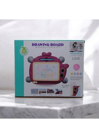 Стол-доска для рисования, магнитная, с печатями (синий) Zhihuimeng (370671365)